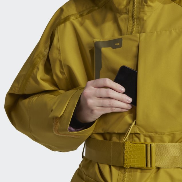 Chaqueta Adidas Terrex Xploric Rain.rdy City Verde Oliva