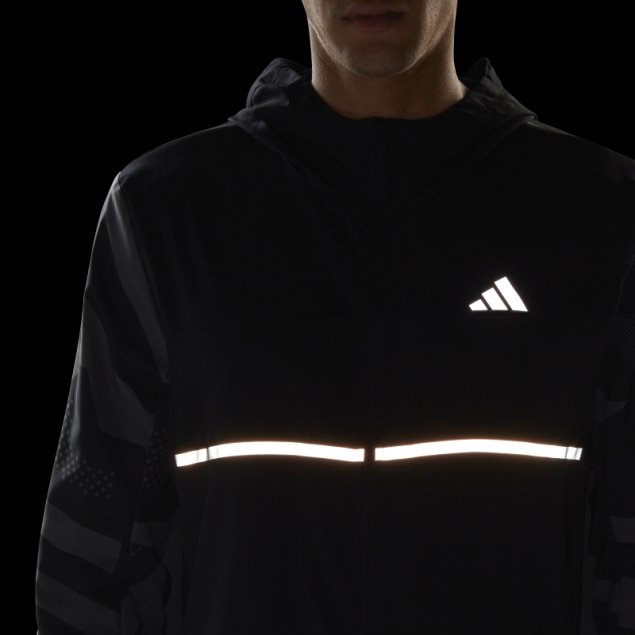 Chaqueta De Temporada Own The Run Adidas Negra