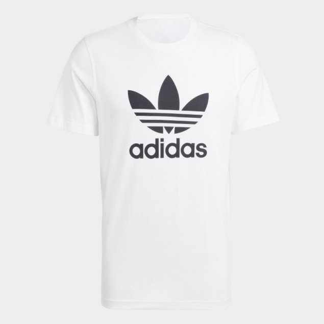 Adidas Adicolor Camiseta Negra Clásica Con Trébol