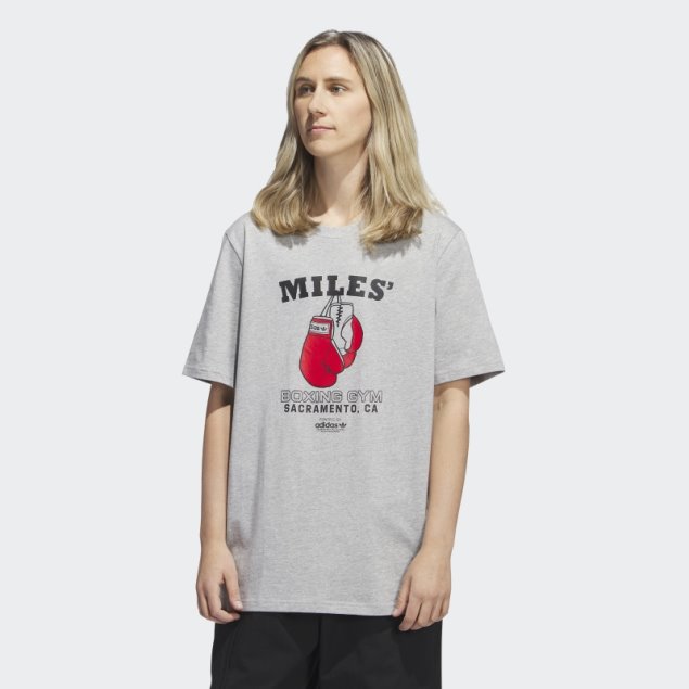 Camiseta De Manga Corta De Negocios Adidas Miles' Escarlata De Moda