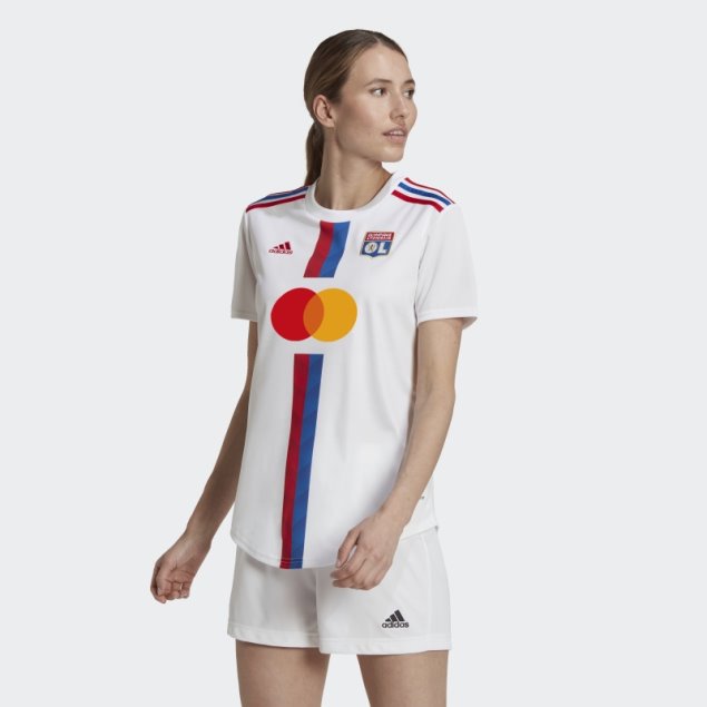 Camiseta Primera Equipación Olympique Lyonnais 22/23 Blanca Adidas Fashion