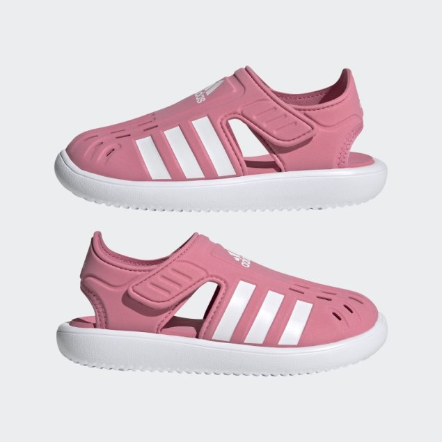 Sandalias De Agua Con Puntera Cerrada De Verano En Tono Rosa De Adidas