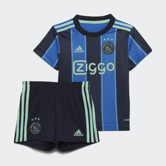 Kit Bebe Ajax Amsterdam 21/22 Segunda Equipación Azul Adidas