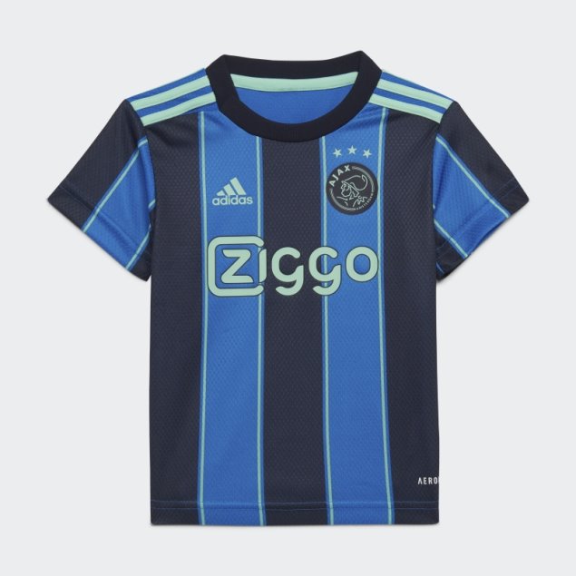 Kit Bebe Ajax Amsterdam 21/22 Segunda Equipación Azul Adidas