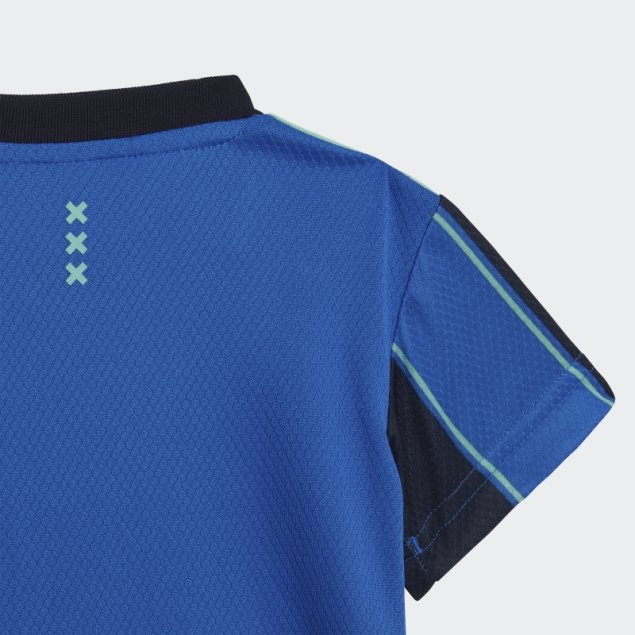Kit Bebe Ajax Amsterdam 21/22 Segunda Equipación Azul Adidas