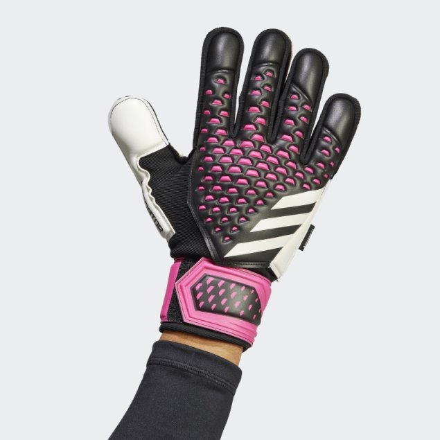 Predator Match Fingersave Guantes De Portero Adidas Negro