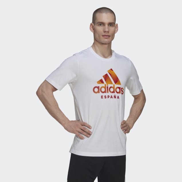 Camiseta Adidas España Graphic Blanca