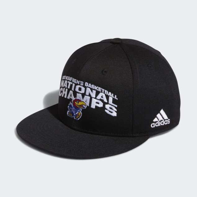 Gorra Negra Adidas Kansas Campeonato Nacional Hombre 2022