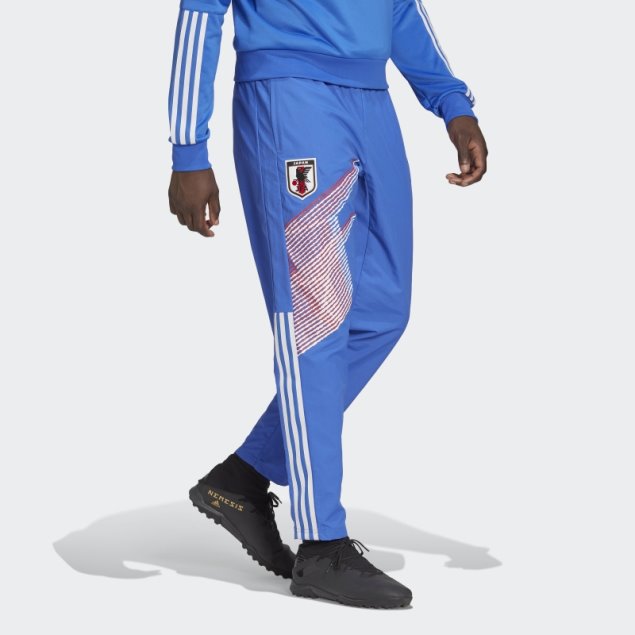 Pantalones De Viaje Adidas Japón Tiro 22 Azul Hi-res