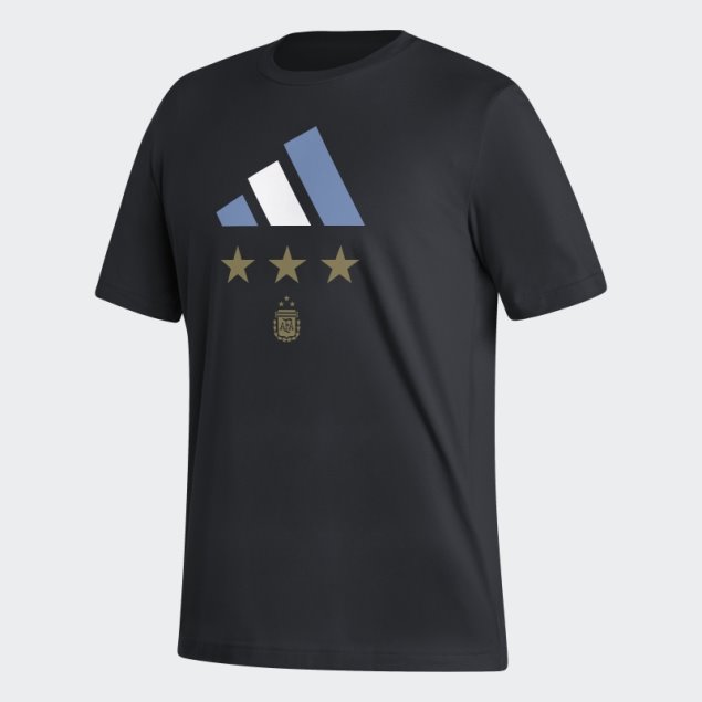 Adidas Camiseta Negra Campeones Argentina 2022