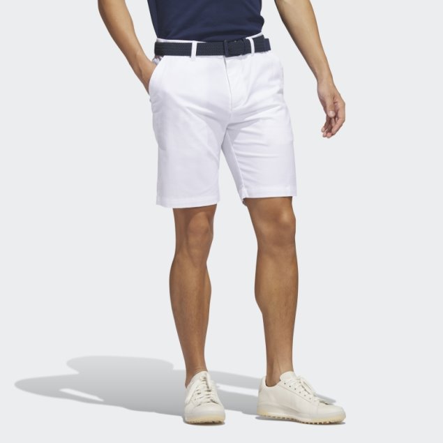 Shorts De Golf Blancos Adidas Go-to De 9 Pulgadas