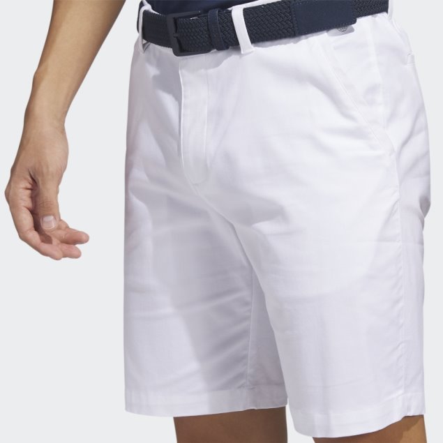 Shorts De Golf Blancos Adidas Go-to De 9 Pulgadas
