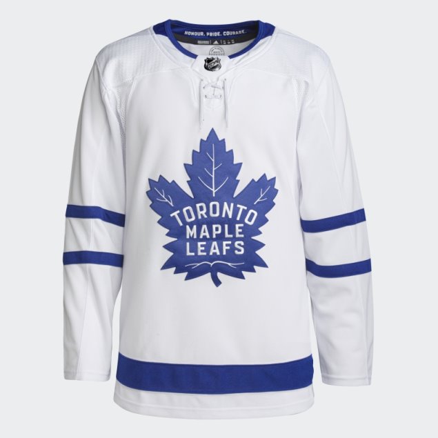 Camiseta Maple Leafs Away Autentico Pro Blanco Adidas