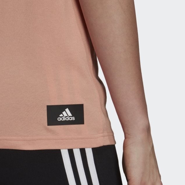 Ambiente Rubor Adidas Futuro Iconos Logo Gráfico Camiseta Moda