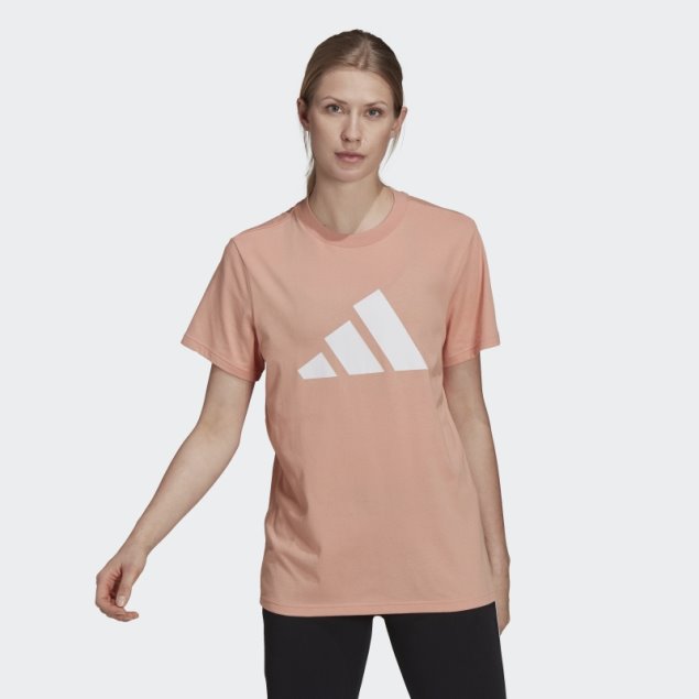 Camiseta Gráfica Con Logo De íconos Del Futuro Adidas Ambient Blush