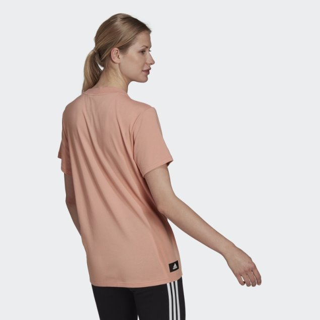 Camiseta Gráfica Con Logo De íconos Del Futuro Adidas Ambient Blush