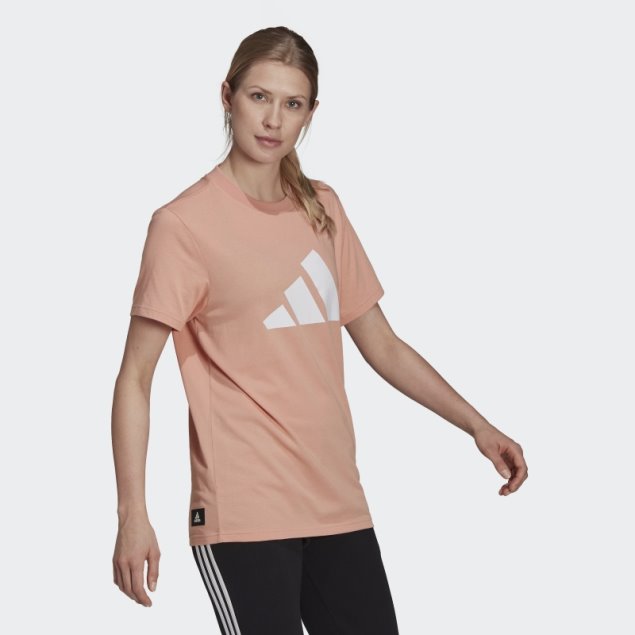 Camiseta Gráfica Con Logo De íconos Del Futuro Adidas Ambient Blush