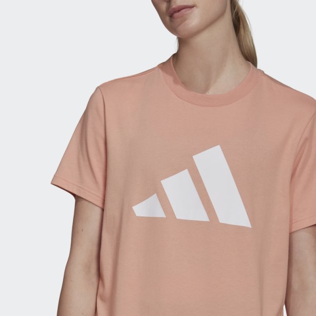 Camiseta Gráfica Con Logo De íconos Del Futuro Adidas Ambient Blush