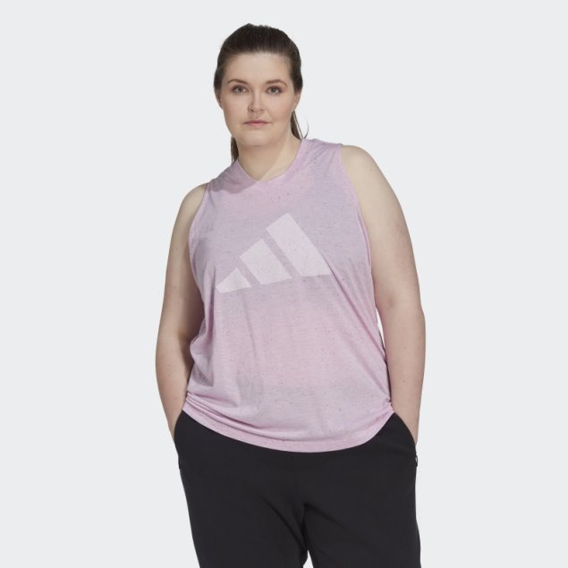 Camiseta Sin Mangas Adidas Future Icons Winners 3.0 (talla Grande) Lila Mel