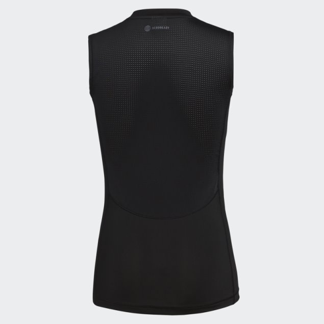 Top Sin Mangas Adidas Techfit Negro