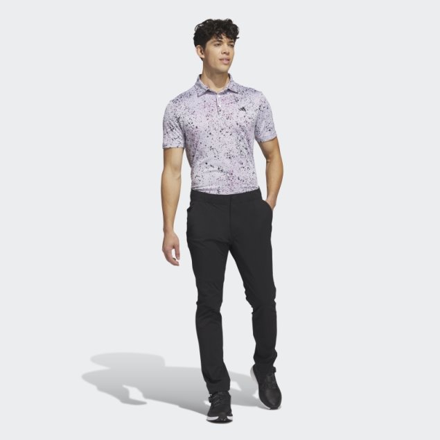 Polo De Golf Jacquard Adidas Blanco