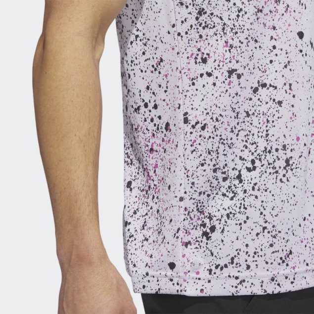 Polo De Golf Jacquard Adidas Blanco