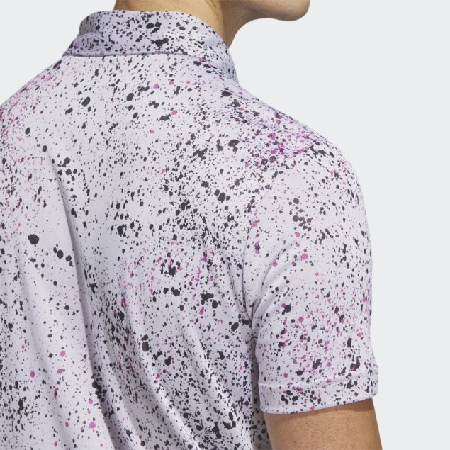 Polo De Golf Jacquard Adidas Blanco