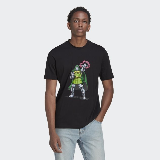 Camiseta Gráfica Adidas Disney Negra