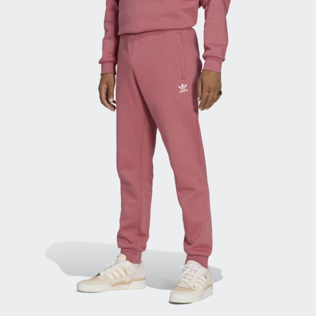 Joggers Essentials Trefoil Rosa Adidas