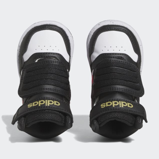 Elegantes Zapatos Negros Adidas Hoops Mid