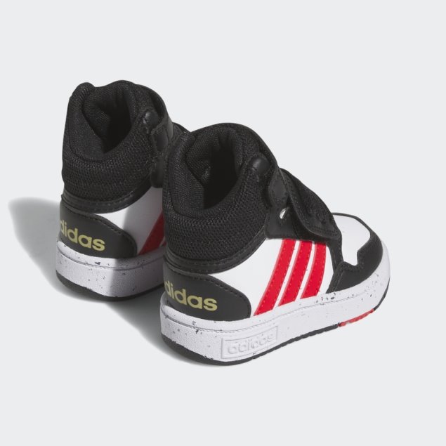 Elegantes Zapatos Negros Adidas Hoops Mid