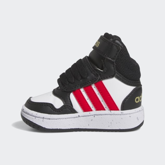 Elegantes Zapatos Negros Adidas Hoops Mid