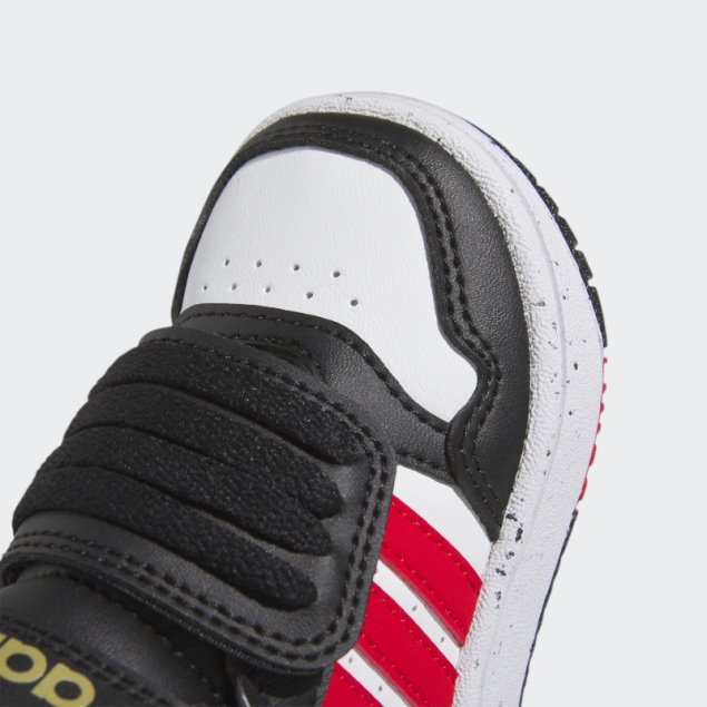Elegantes Zapatos Negros Adidas Hoops Mid