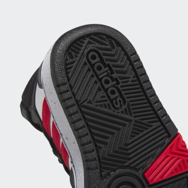 Elegantes Zapatos Negros Adidas Hoops Mid