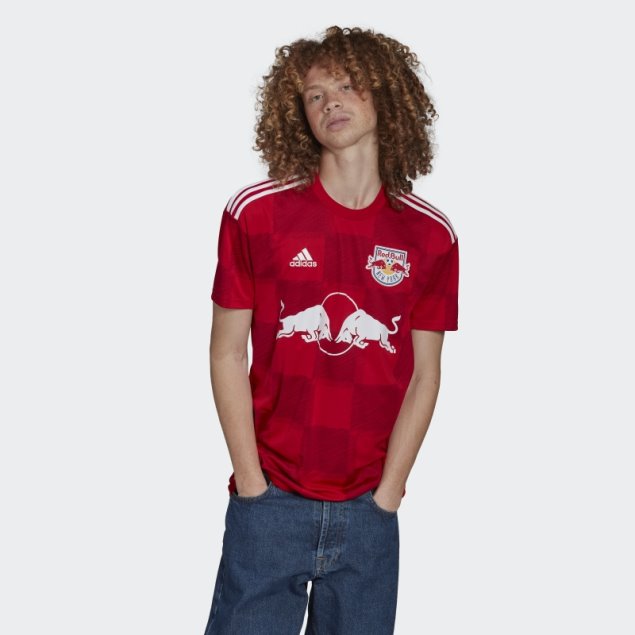 Camiseta Adidas Roja New York Red Bulls 22/23 Segunda Equipación