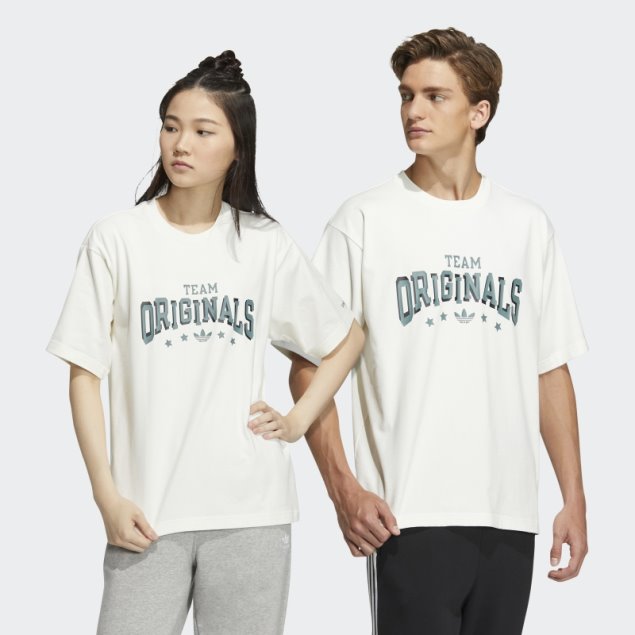 Camiseta Adidas Modern Collegiate Slogan Blanco