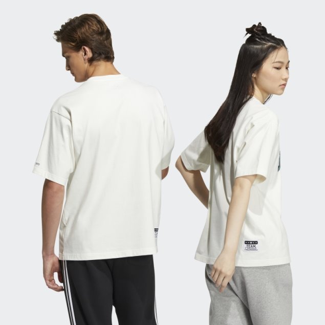 Camiseta Adidas Modern Collegiate Slogan Blanco