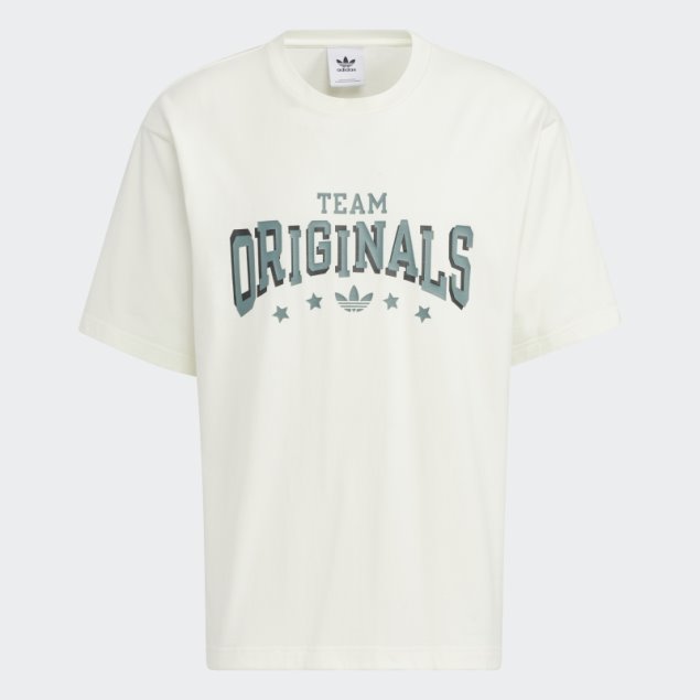 Camiseta Adidas Modern Collegiate Slogan Blanco