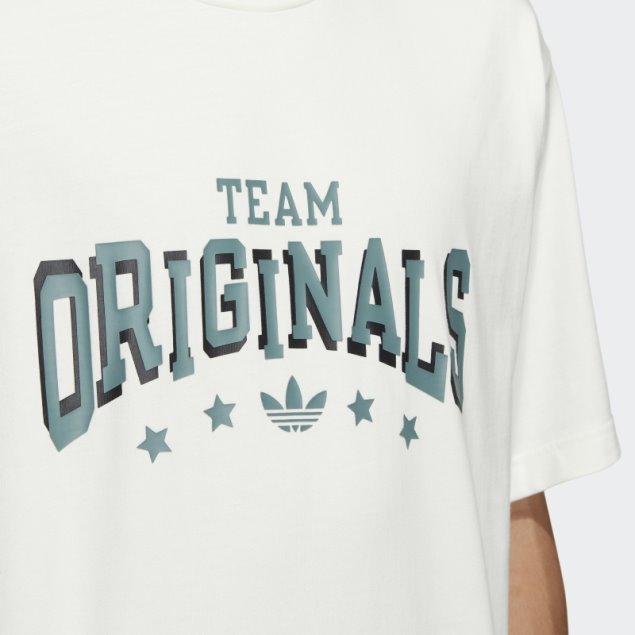 Camiseta Adidas Modern Collegiate Slogan Blanco