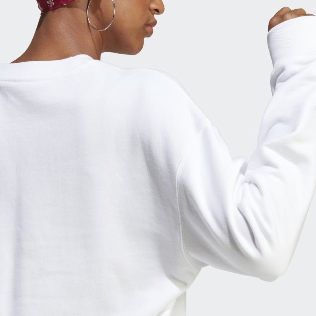 Sudadera Con Capucha Trefoil Blanco Adidas Con Estilo