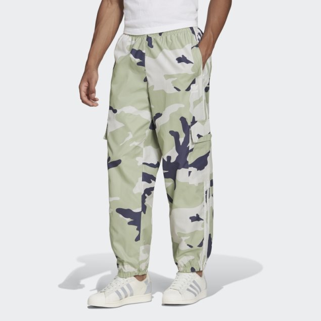 Adidas Orbit Pantalones Grises De Nailon Camuflados