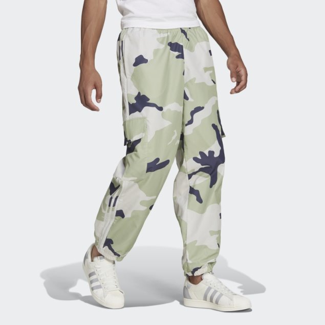 Adidas Orbit Pantalones Grises De Nailon Camuflados