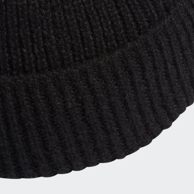 Gorro Con Vuelta Adidas Negro