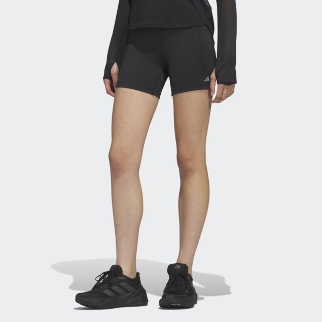 Leggings Cortos Negros De 5 Pulgadas De Dailyrun Adidas Con Estilo.