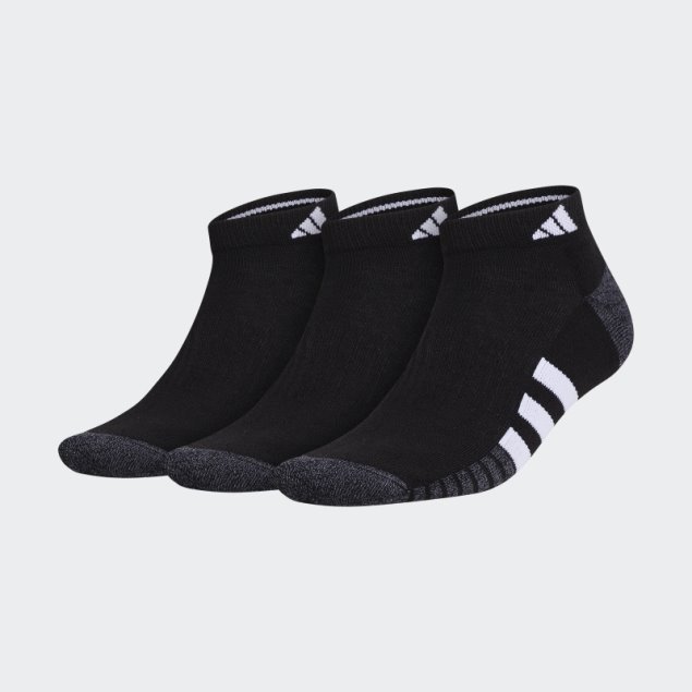 Calcetines Adidas Acolchados Corte Bajo Blancos 3 Pares