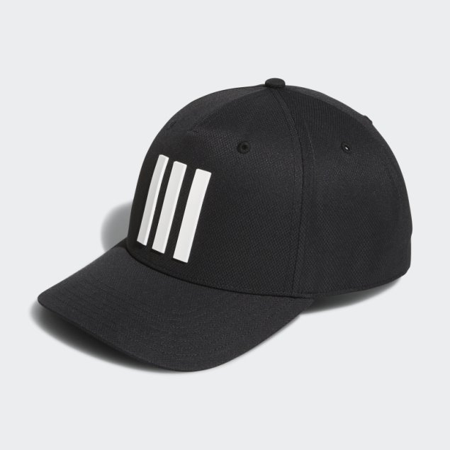Gorra Adidas Tour 3 Rayas Negra