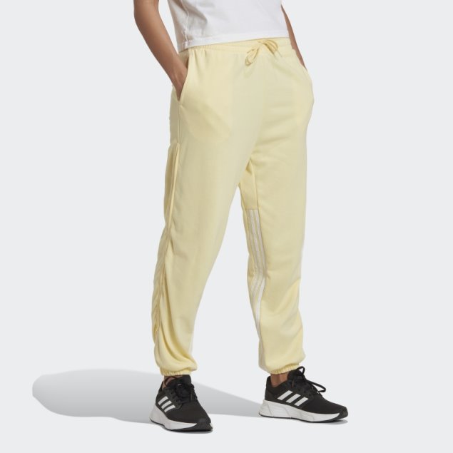 Joggers Oversize Con Puños Ajustados Y Cremalleras Laterales Hyperglam Amarillo Adidas