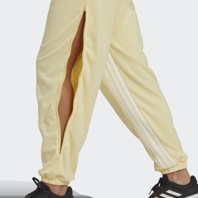 Joggers Oversize Con Puños Ajustados Y Cremalleras Laterales Hyperglam Amarillo Adidas