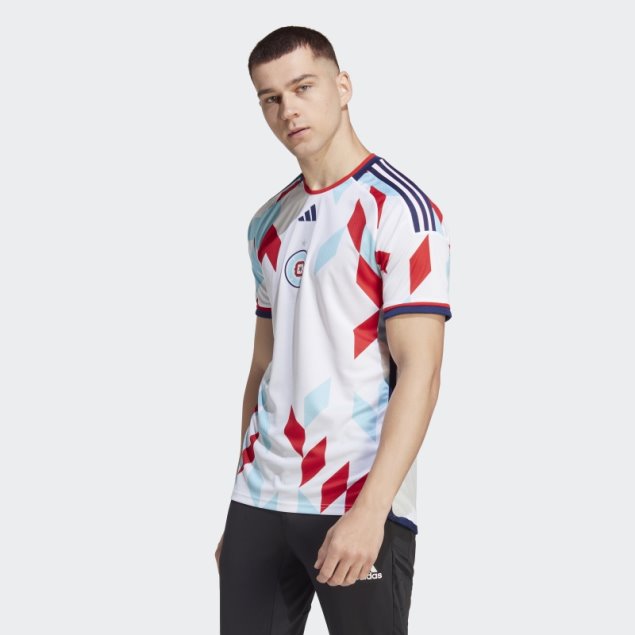 Camiseta Chicago Fire 23/24 Primera Equipación Adidas Blanca