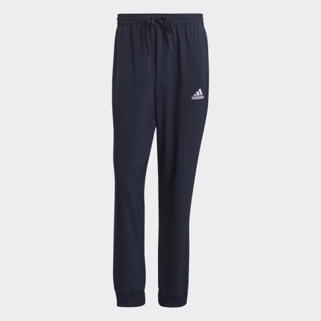 Aeroready Essentials Stanford Tapered Cuff Pantalones Con Logo Pequeño Bordado Adidas Ink